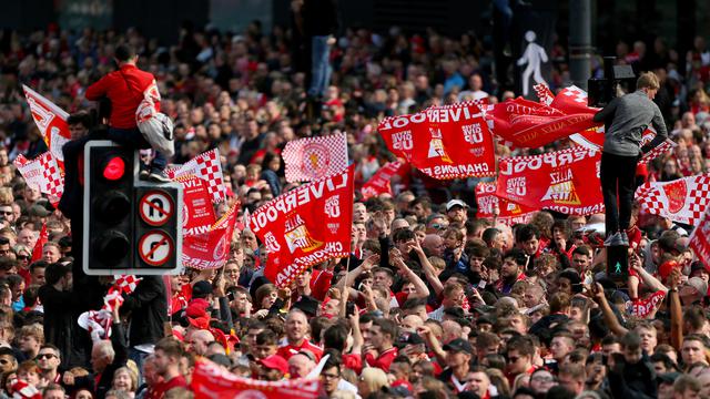 Suporter Liverpool Rayakan Kemenangan Liga Champions