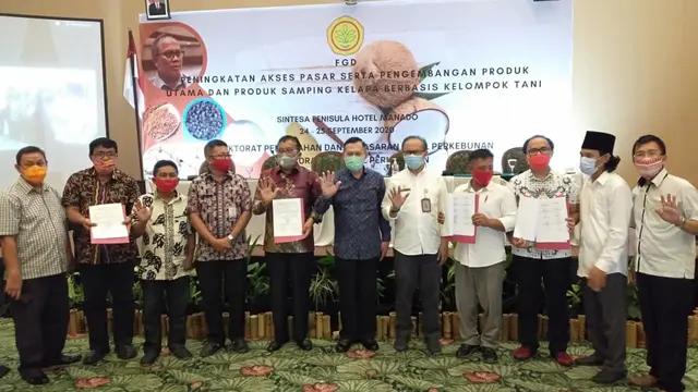 FGD Peningkatan Akses Pasar Serta Pengembangan Produk Utama dan Produk Samping Kelapa Berbasis Kelompok Tani