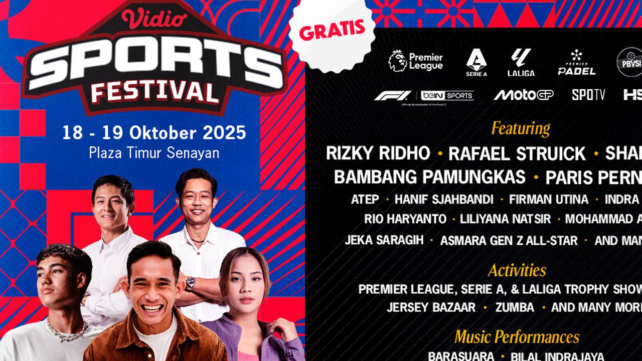 Momen Langka! Vidio Sports Festival Hadirkan Tiga Trofi Liga Eropa: Akan Tampil di Satu Stage