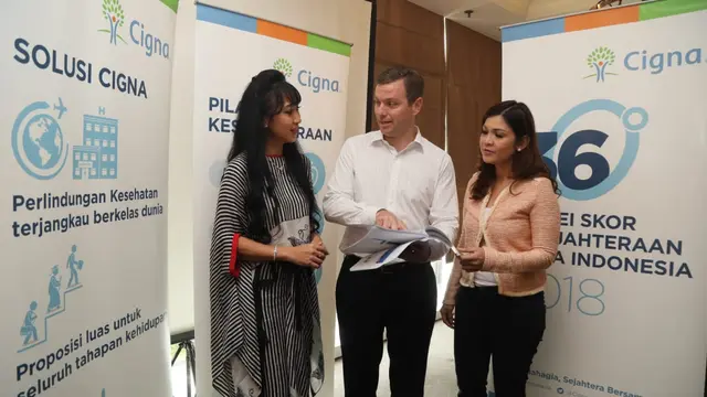 Perusahaan asuransi Cigna merilis hasil survei bertajuk Survei Skor Kesejahteraan Cigna 360. Dok: Cigna