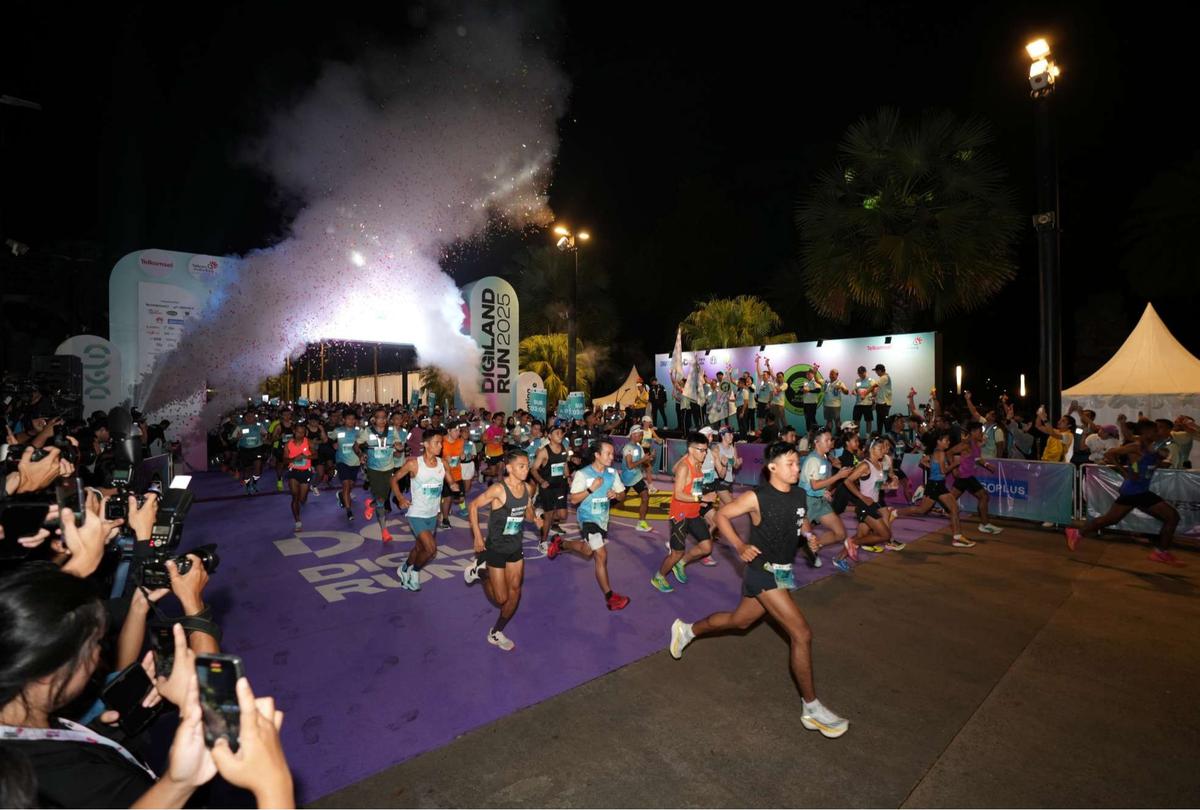 Antusiasme 12.500 Pelari Ramaikan Digiland Run 2025