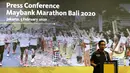 Project Director Maybank Marathon, Widya Permana, saat konfrensi pers lomba lari Maybank Marathon ke-9 di Sentra Senayan, Jakarta, Rabu (5/2).Gelaran Maybank marathon ke-9 ini diadakan di Bali. (Bola.com/Yoppy Renato)