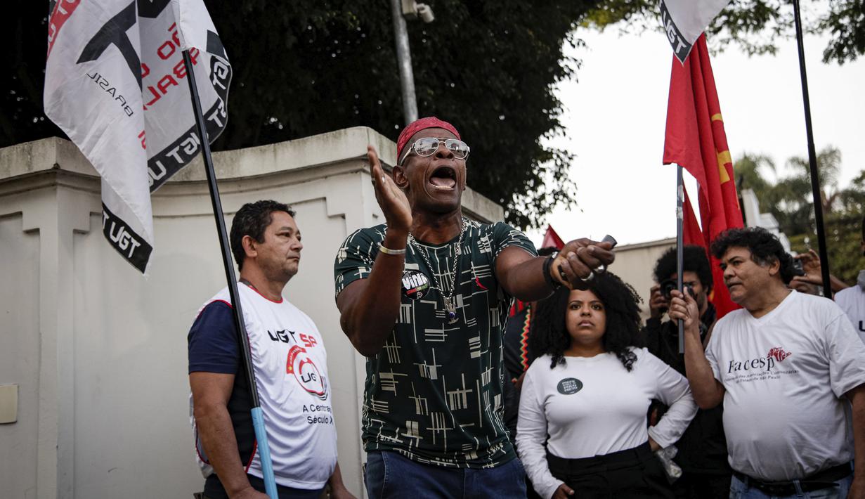 Vinicius Junior mendapatkan olokan bernada rasisme saat pertandingan melawan Valencia di akhir pekan kemarin. (AP Photo/Tuane Fernandes)