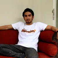 Amec Aris menjajal aktingnya dengan membintangi film 'Miemien the Movie'. Foto: Wimbarsana/Bintang.com