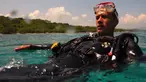 Mantan gelandang Persija Jakarta, Raphael Maitimo, menikmati liburan di Bali dengan melakukan olahraga diving. (Dok Pribadi)