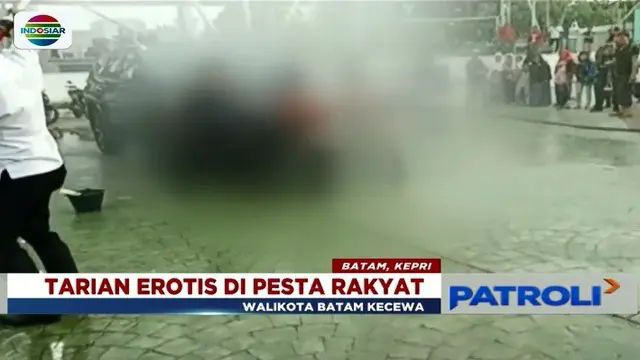 Polresta Barelang tetapkan 5 orang tersangka terkait kasus pornografi tarian erotis di Lapangan Engku Putri Pemko Batam.