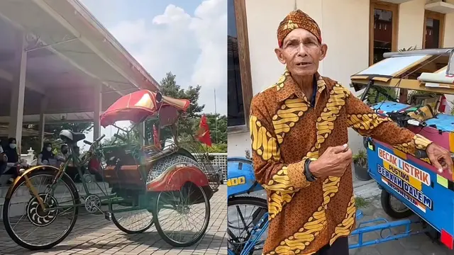 Mengulik becak listrik yang jadi kendaraan wisata di Yogyakarta