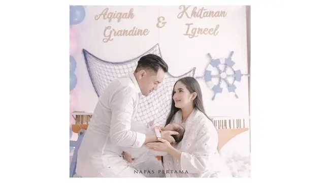 Momen Aqiqah Anak Kedua Faby Marcelia dan Revand Narya