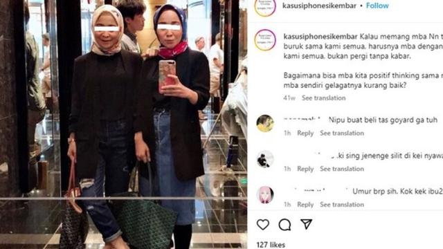 PPATK mendeteksi adanya tindakan transaksi besar yang dilakukan dua terlapor kasus penipuan Iphone, 'si kembar' Rihana dan Rihani dengan melakukan transaksi tunai uang ratusan juta (@kasusiphonesikembar)