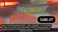 Viral mobil Toyota Fortuner berpelat nomor dinas Polri melawan arah dan menabrak pengendara lain di Jakarta Selatan. (Istimewa)