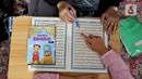 Melalui kegiatan pesantren kilat ini diharapkan dapat menambah bekal ilmu dan pengetahuan anak-anak tentang agama sekaligus meningkatkan ibadah di bulan Ramadan. (Liputan6.com/Angga Yuniar)