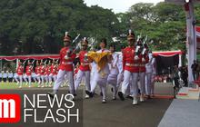 VIDEO: Jokowi Saksikan Gladi Resik HUT ke-74 RI