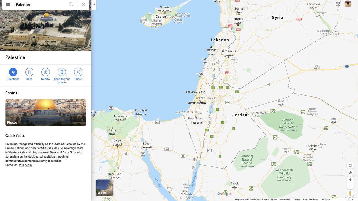 Viral Palestina Raib di Google Maps, 5 Negara Ini Diprediksi Hilang ...