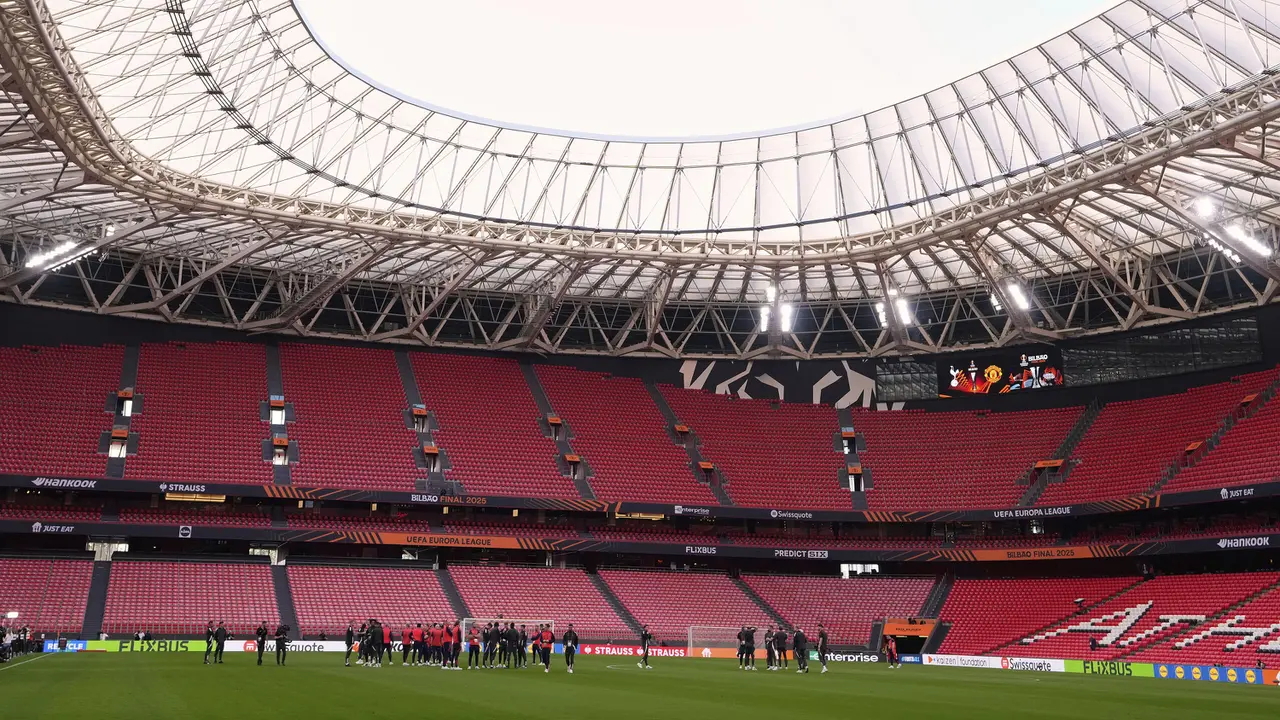 Foto: Mengintip Persiapan Laga Final Liga Europa antara MU Vs Tottenham Hotspur