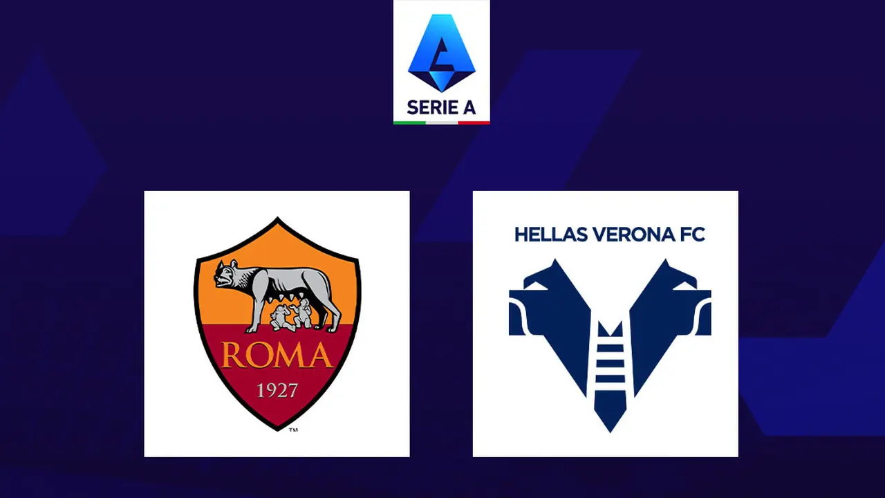 Liga Italia - AS Roma Vs Verona