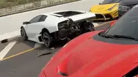 Mengintip Spek Lamborghini Murcielago yang Kecelakaan di Tol hingga Bannya Copot
