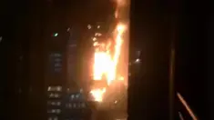 Kebakaran terjadi di Gedung Neo Soho, Jakarta Barat, Rabu (9/11/2016) malam.