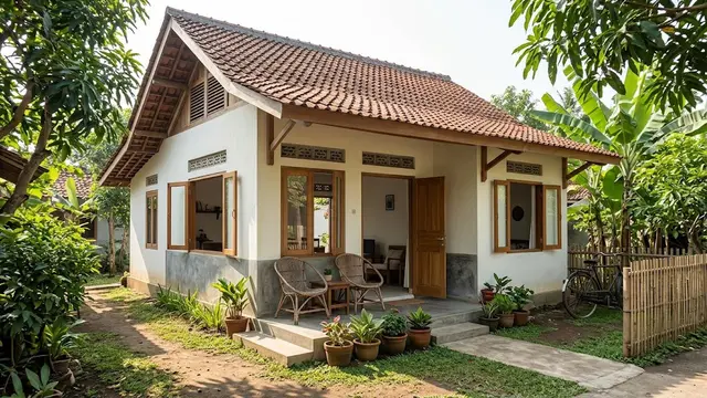 9 Rumah Desa Kecil Tapi Tetap Adem dan Terang, Nyaman untuk Hunian Sederhana