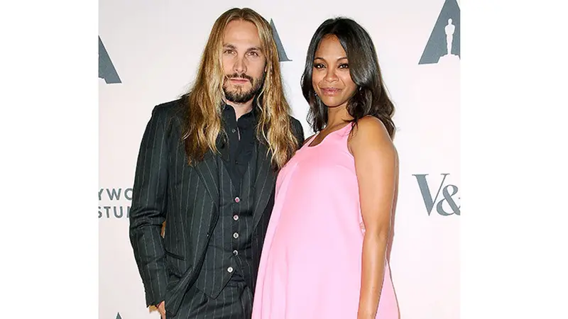 Zoe saldana & Marco Perego