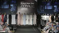 Berikut prediksi tren busana muslim 2018 dari koleksi terbaru bran modest wear Zoya. (Foto: instagram/DokZoya)