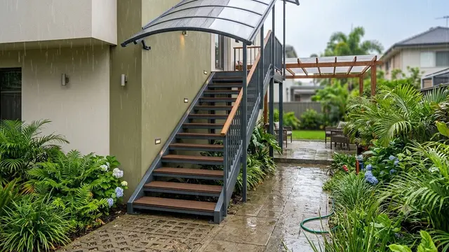 Model Tangga Outdoor yang Aman Saat Musim Hujan