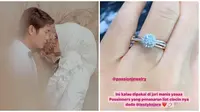 6 Potret Detail Cincin Tunangan Rizky Billar dan Lesty Kejora, Harganya Rp 30 Jutaan