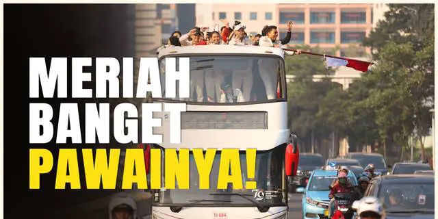 VIDEO: Meriah! Para Atlet yang Berjuang di Olimpiade 2024 Diarak dari Kemenpora Menuju Istana Negara