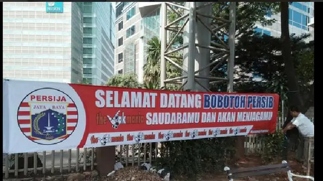 Spanduk Jakmania 