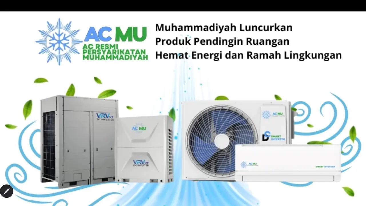 Muhammadiyah meluncurkan inovasi baru dalam bentuk pendingin udara bernama ACMU (Air Conditioner Muhammadiyah)