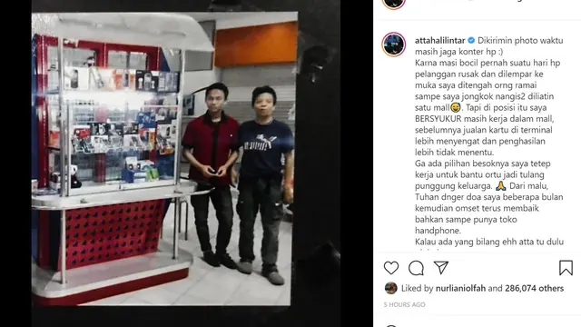 Atta Halilintar (Foto: Instagram/@attahalilintar)