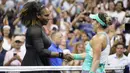 Selanjutnya, Serena Williams akan menghadapi petenis Belgia, A. Van Uytvanck pada Rabu (31/08/2022) WIB. (AP/John Minchillo)