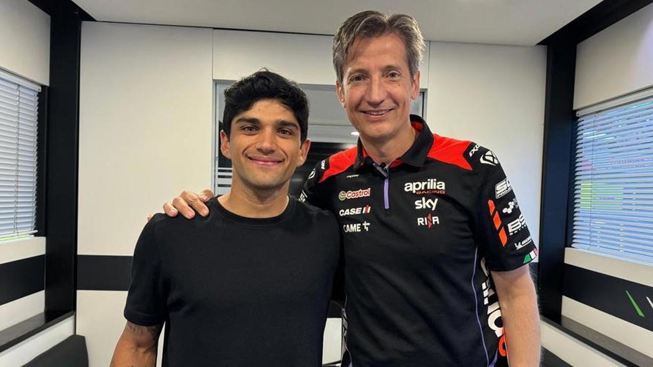 Jorge Martin dan Massimo Rivola (c) Aprilia Racing