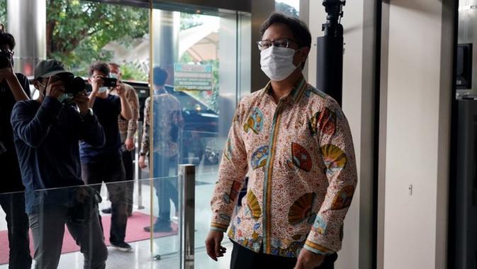 Menteri Kesehatan RI Budi Gunadi Sadikin menemui Komisi Pemberantasan Korupsi (KPK) untuk membahas pengawasan distribusi vaksin COVID-19 di Gedung KPK Jakarta pada 8 Januari 2021. (Dok Kementerian Kesehatan RI)