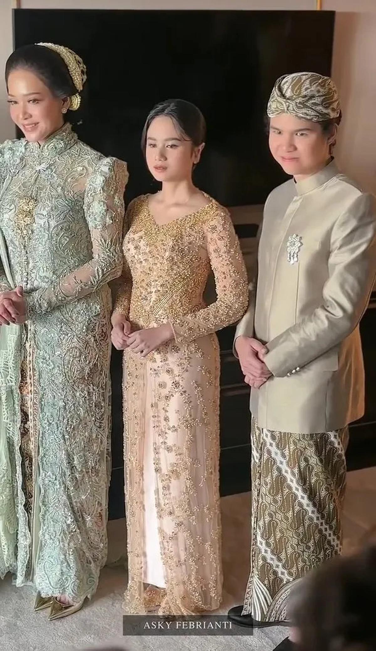 9 Potret Detail Kebaya Syifa Hadju & Tissa Biani, Maia Estianty Klarifikasi Tak Beri Seragam di Pernikahan Al Ghazali & Alyssa Daguise