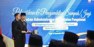 Sebagai istri seorang Menteri ATR/BPN sekaligus pembina Ikawati, Annisa Pohan setia mendampingi Agus Harimurti Yudhoyono atau AHY bertugas. [@agusyudhoyono].