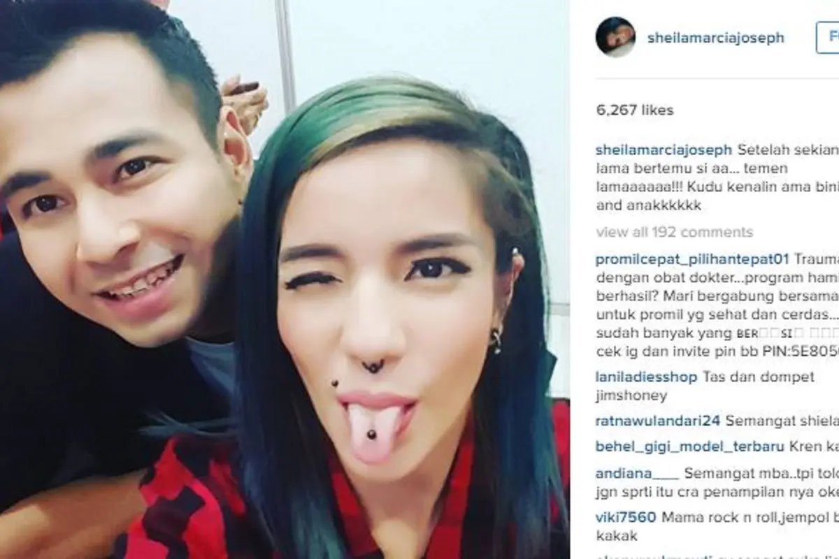 Sheila Marcia dan Raffi Ahmad