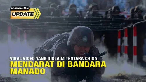 Tidak Benar Video Rombongan Tentara China Mendarat di Bandara Sam Ratulangi Manado