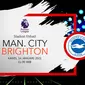 Manchester City vs Brighton & Hove Albion (Liputan6.com/Abdillah)