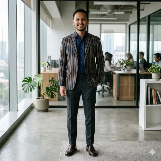 Model Baju Lurik Pria Modern