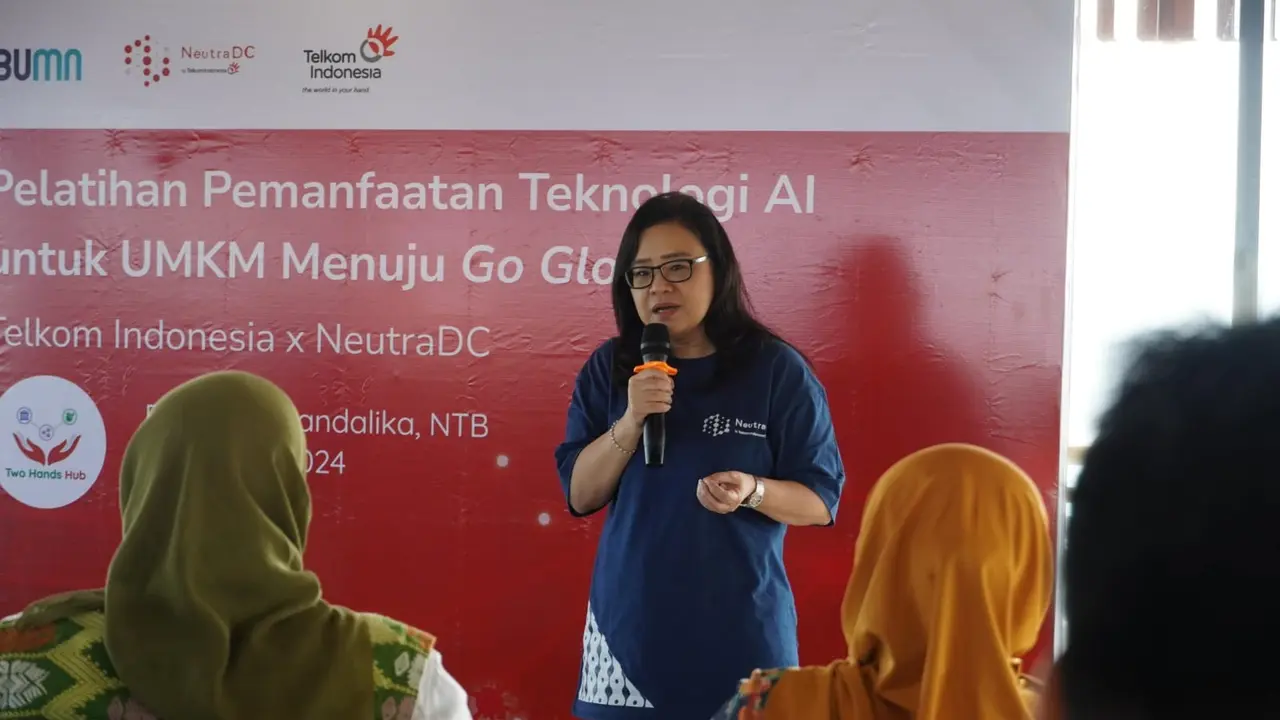 NeutraDC Dukung UKM Binaan Telkom di Mandalika Go Global Lewat Pelatihan AI