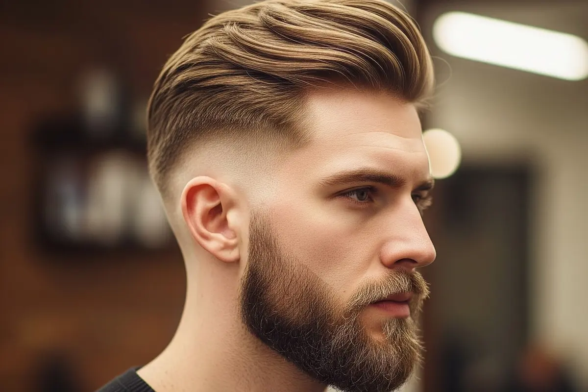 Model Cukur Rambut Pria Muka Panjang yang Bikin Proporsional (Image by Gemini AI)