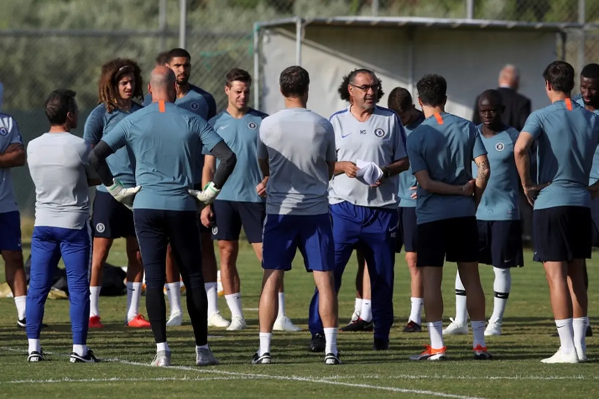 Manajer Chelsea, Maurizio Sarri.