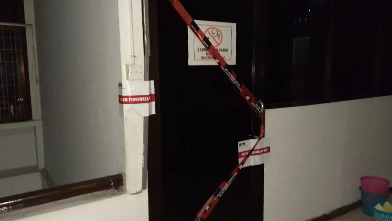 ruang kerja disegel KPK/Reza Efendi