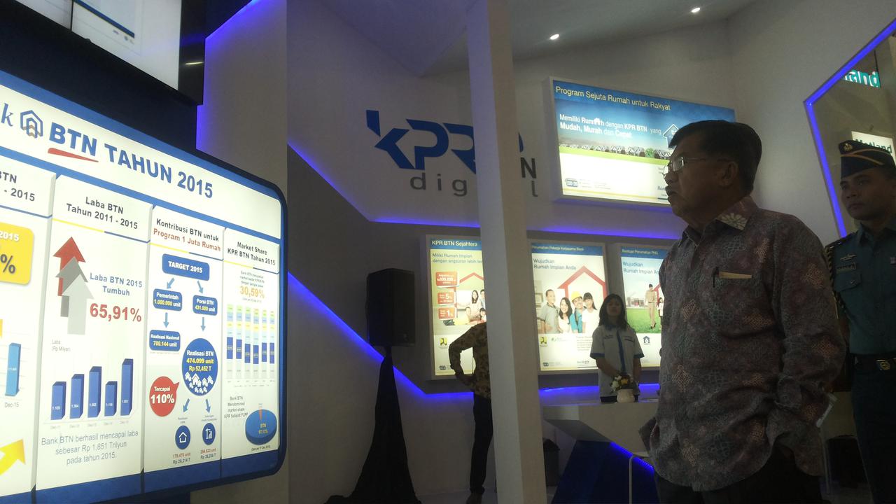 Wapres JK menghadiri Indonesia Properti Expo 2016. (Liputan6.com/Ilyas Istianur P) 