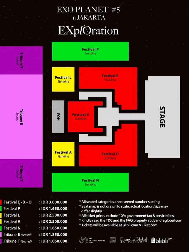 Konser EXO di Indonesia (Instagram/ dyandraglobal)