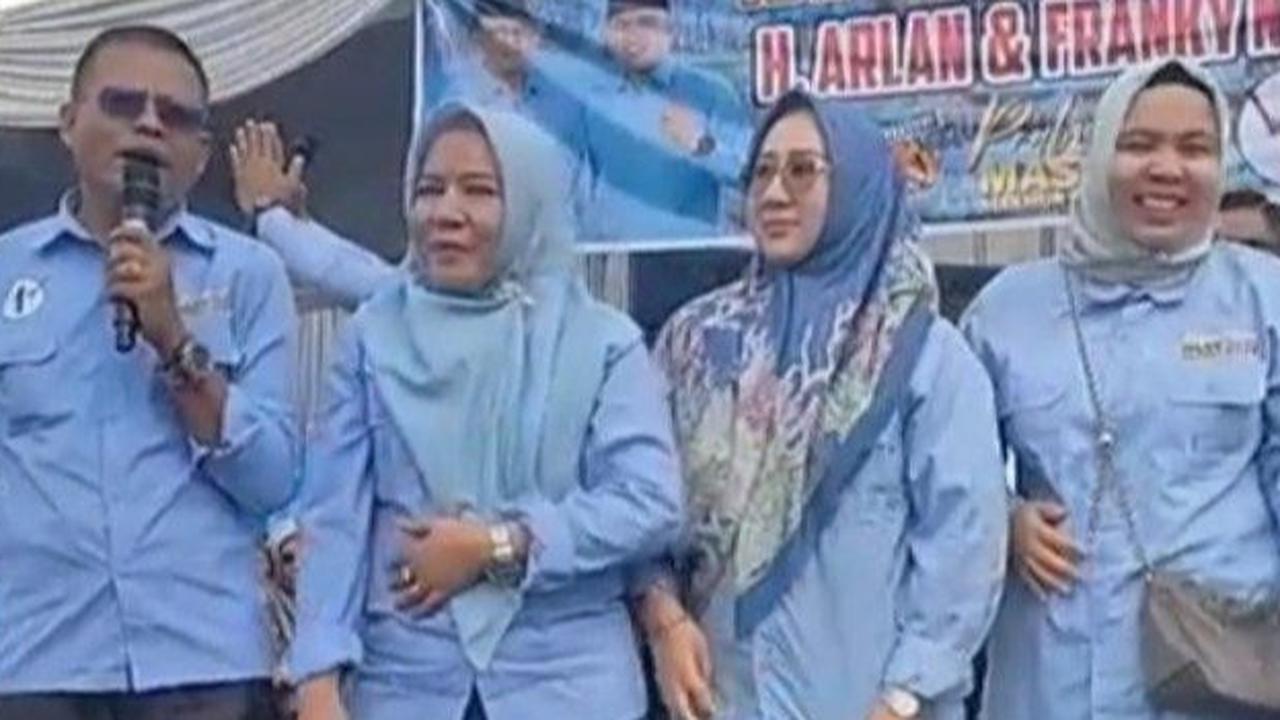 Viral Pamer Empat Istri saat Kampanye, H Arlan Sukses Menangi Pilkada Prabumulih