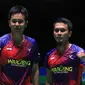 Ganda putra Indonesia Mohammad Ahsan/Hendra Setiawan akan melawan pasangan Malaysia Aaron Chia/Soh Wooi Yik pada partai final Kejuaraan Dunia Bulu Tangki 2022&nbsp; di Tokyo Metropolitan Gymnasium, Tokyo, Jepang, Minggu (28/8) mulai pukul 15.00 waktu setempat. (foto: PBSI)