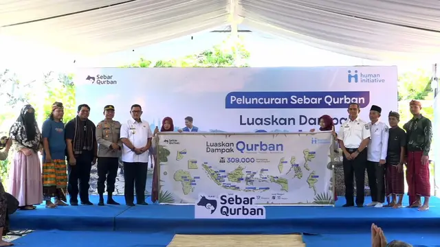 Peluncuran Program Sebar Qurban 2026 digelar di Desa Telaga Banyak, Kecamatan Bayan, Kabupaten Lombok Utara NTB.