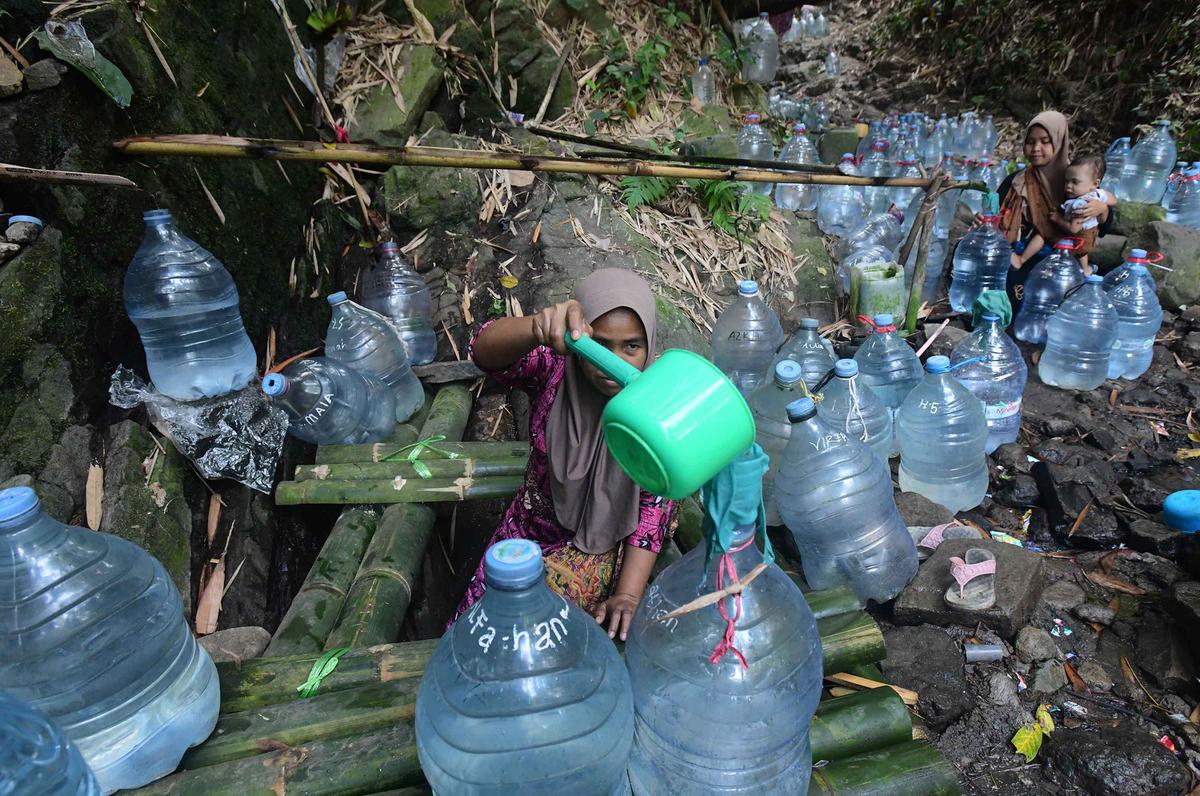 Sumber Mata Air di Hutan Jadi Tumpuan Warga Cilegon Saat Kemarau