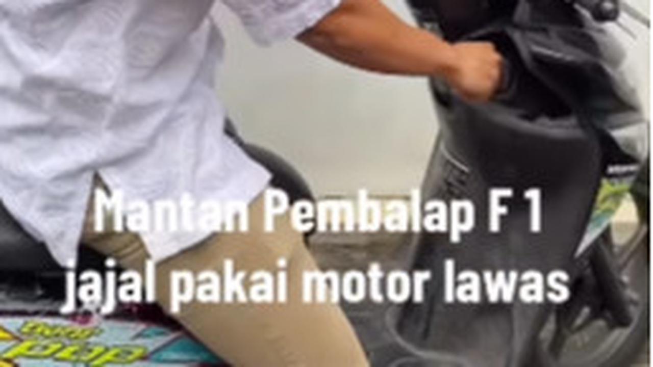 Biasa Bawa Mobil Balap, Rio Haryanto Tiba-Tiba Kendarai Motor Sejuta Umat